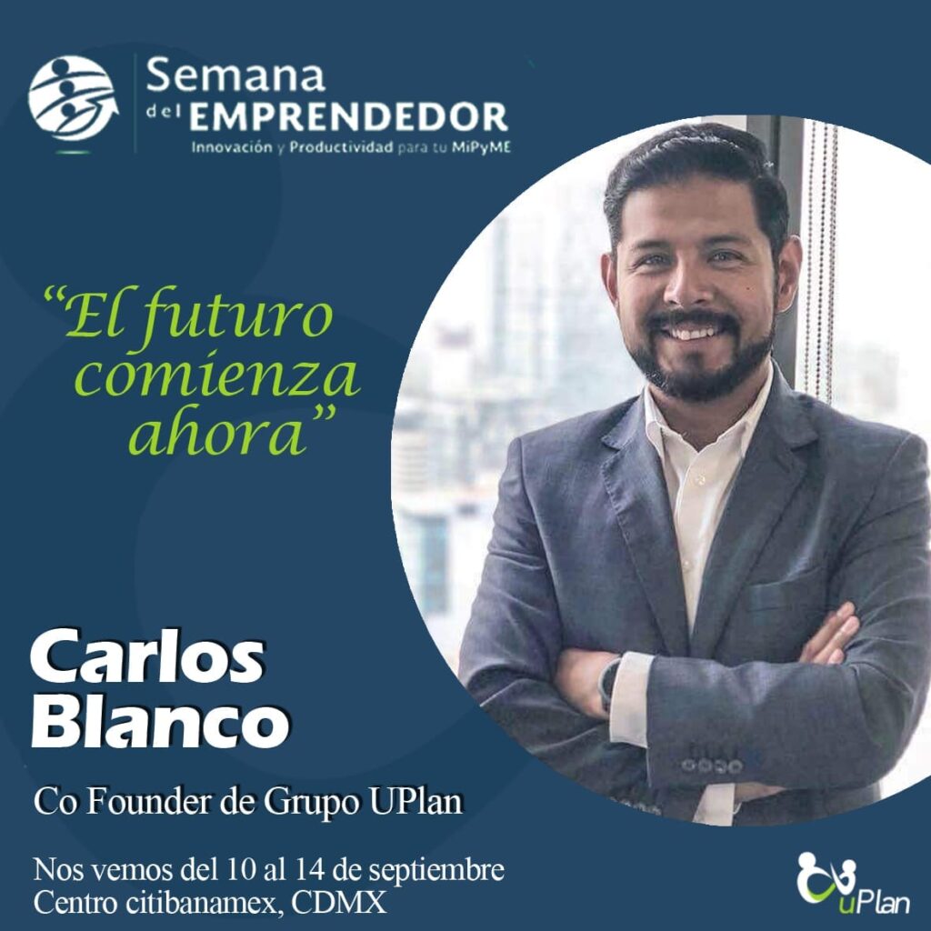 Carlos balnco en la semana del emprendedor